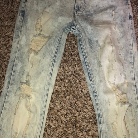 acid wash Ripped pacsun jeans ACCEPTING OFFERS - Picture 3 of 5